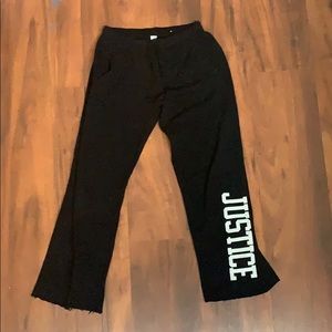 Black Justice Sweatpants